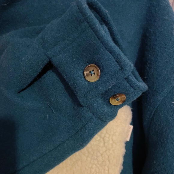 Britton Green/Blue Sherpa Bowery Jacket - Picture 4 of 6
